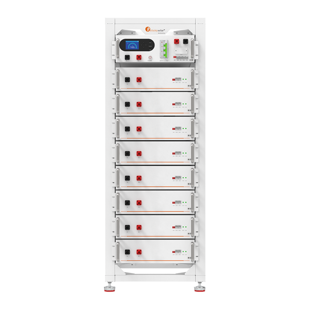 Felicity Solar Batteriespeicher Premium LiFePO4 61.44 kWh Hochvolt
