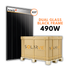 AIKO Solar 490W Black Frame Dual Glass A490-MCE54Dw 3P+54 (Palette = 37 Stück)