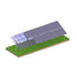 Sottostruttura per spazi aperti Alumero Kit paesaggistico 2x12 pressato ALPIN