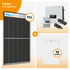 PV Komplettset 5 kWp – 11 x Trina 455 Black Frame & SofarSolar HYD KTL-3PH opt. SofarSolar BTS DS5 Speicher