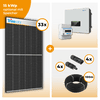 PV Komplettset 15 kWp – 33 x Trina 455 Black Frame  & SofarSolar HYD KTL-3PH opt. SofarSolar BTS DS5 Speicher