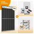 PV Komplettset 5 kWp – 11 x Trina 455 Black Frame & Deye SUN-5K-SG05LP3-EU-SM2 opt. Deye SE-G5.1 pro B - LV Speicher