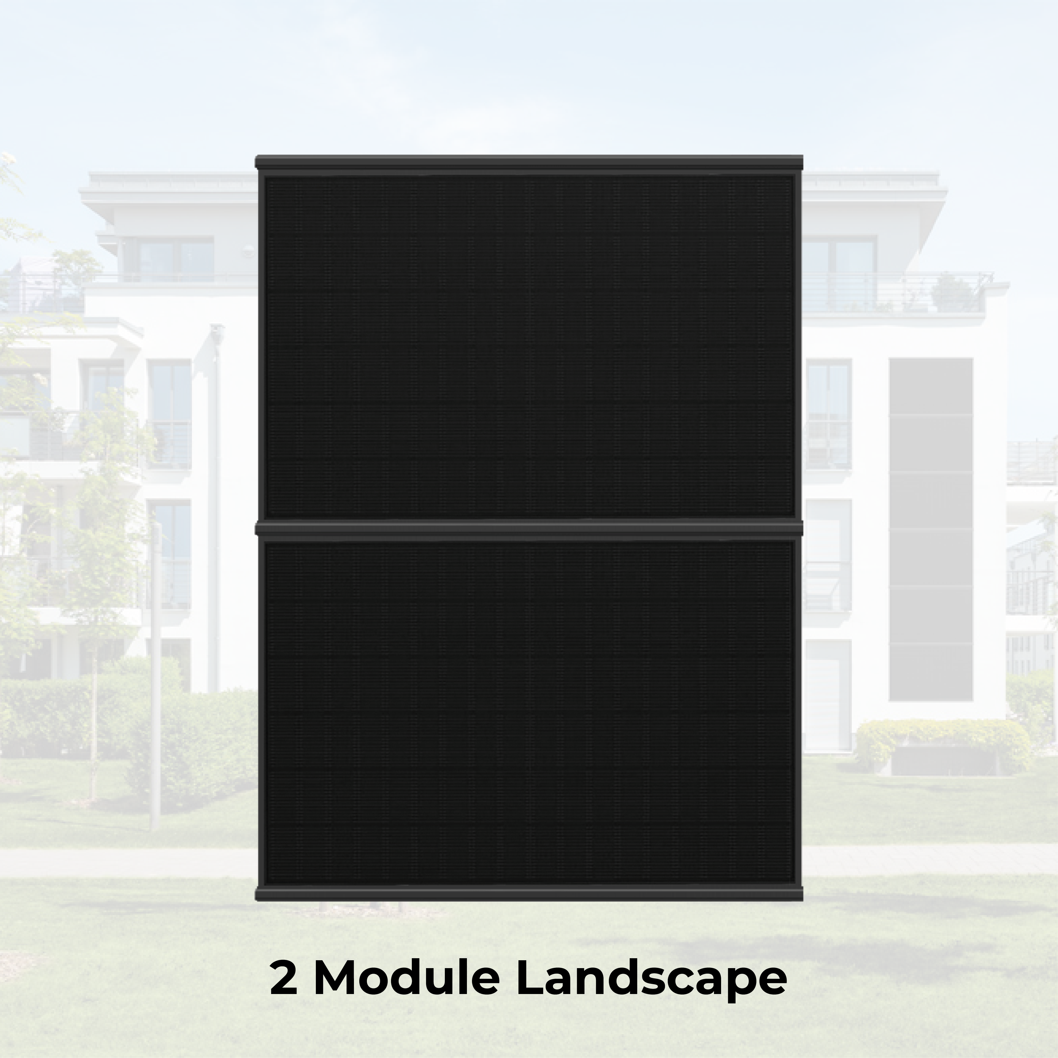 SL Rack Energywall SISTEMA DI FACCIATA monostrato - 2 moduli Orizzontale