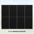 SL Rack Energywall FACADE SYSTEM single layer - 2 x 4 modules Portrait
