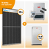 PV Komplettset 15 kWp – 33 x Trina 455 Black Frame & Fronius Verto Plus 15.0 opt. Fronius Reserva Speicher