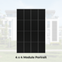 SL Rack Energywall SISTEMA DI FACCIATA monostrato - 4 x 4 moduli verticali