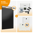 PV Komplettset 12 kWp – 26 x Aiko 470 Neostar 3S+ & Solax X3 Hybrid opt. T-BAT SYS Speicher