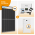 PV Komplettset 5 kWp – 11 x Trina 455 Black Frame & Solax X3 Hybrid opt. T-BAT SYS Speicher