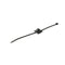 Alumero AS 2.1 cable ties including clip 200x4.8 mm
