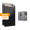 2240W Balkonkraftwerk Aiko 460 Bifacial Glas/Glas mit Hoymiles MS-A2 Batteriespeicher-Wechselrichter