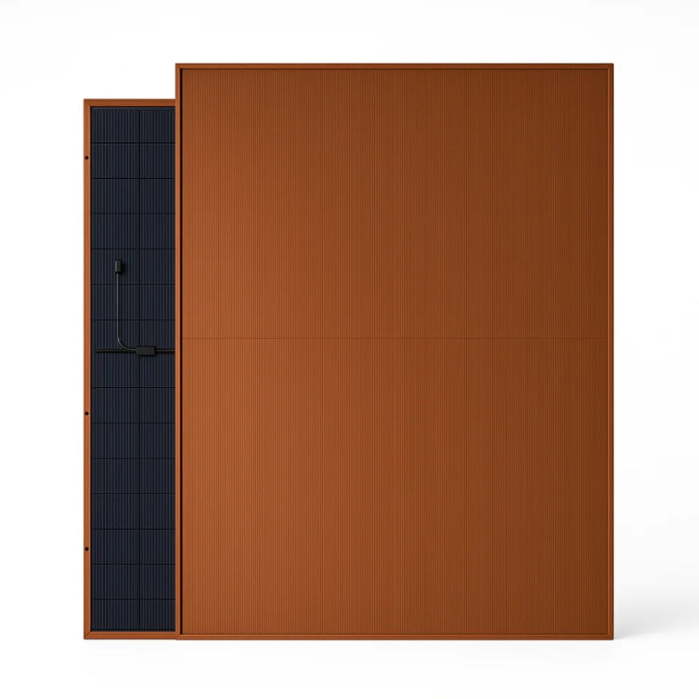 DAH Solar 420W terracotta Doppelglas (BRAUNES PV MODUL - RAL 8007) (Container = 936 Stück)