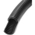 Dietzel PVC armored flexible pipe, Ø50mm, flexible, medium, turbo grooves, black 25m
