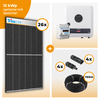 PV Komplettset 12 kWp – 26 x Trina 455 Black Frame & Fronius Symo GEN24 Plus opt. BYD HVM Speichereinheit