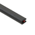 NIEDAX Kantenschutzband 8x5.5, schwarz, mit Stahlauflage