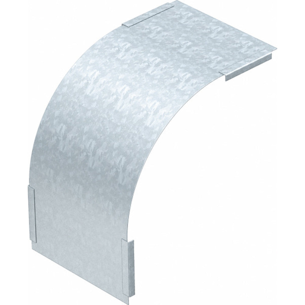 OBO BETTERMANN Deckel für Vertikalbogen 90° fallend B100mm Stahl bandverzinkt