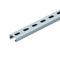 OBO BETTERMANN profile rail perforated, slot width 22mm 2000x41x21mm steel strip galvanized, 2m