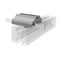 SL Rack lightning protection terminal top, for round wire Ø 8 mm and 10 mm, pre-assembled, certified according to DIN EN 62561