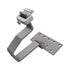 Gancio per tetto SL Rack SL A2-35, in acciaio inox, altezza 35 mm, inclusa combinazione di morsetti orizzontali
