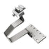 Gancio per tetto SL Rack SL A2-55, in acciaio inox, altezza 55 mm, inclusa combinazione di morsetti orizzontali