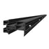 SL Rack Facade System Top - 1790 mm, black anodized 