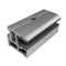 SL Rack laminate end clamp, for frameless thin-film modules, precisely fitting shape for various module thicknesses