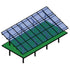 SL Rack Standard Freiflächentisch - 3V x 9 Module - bis 100 kWp
