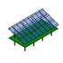 Tavolo open space SL Rack Standard - 3V x 9 moduli - da 500 a 1000 kWp
