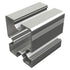 Varista Montageschiene 100x80 Länge 6 Meter Aluminium grau