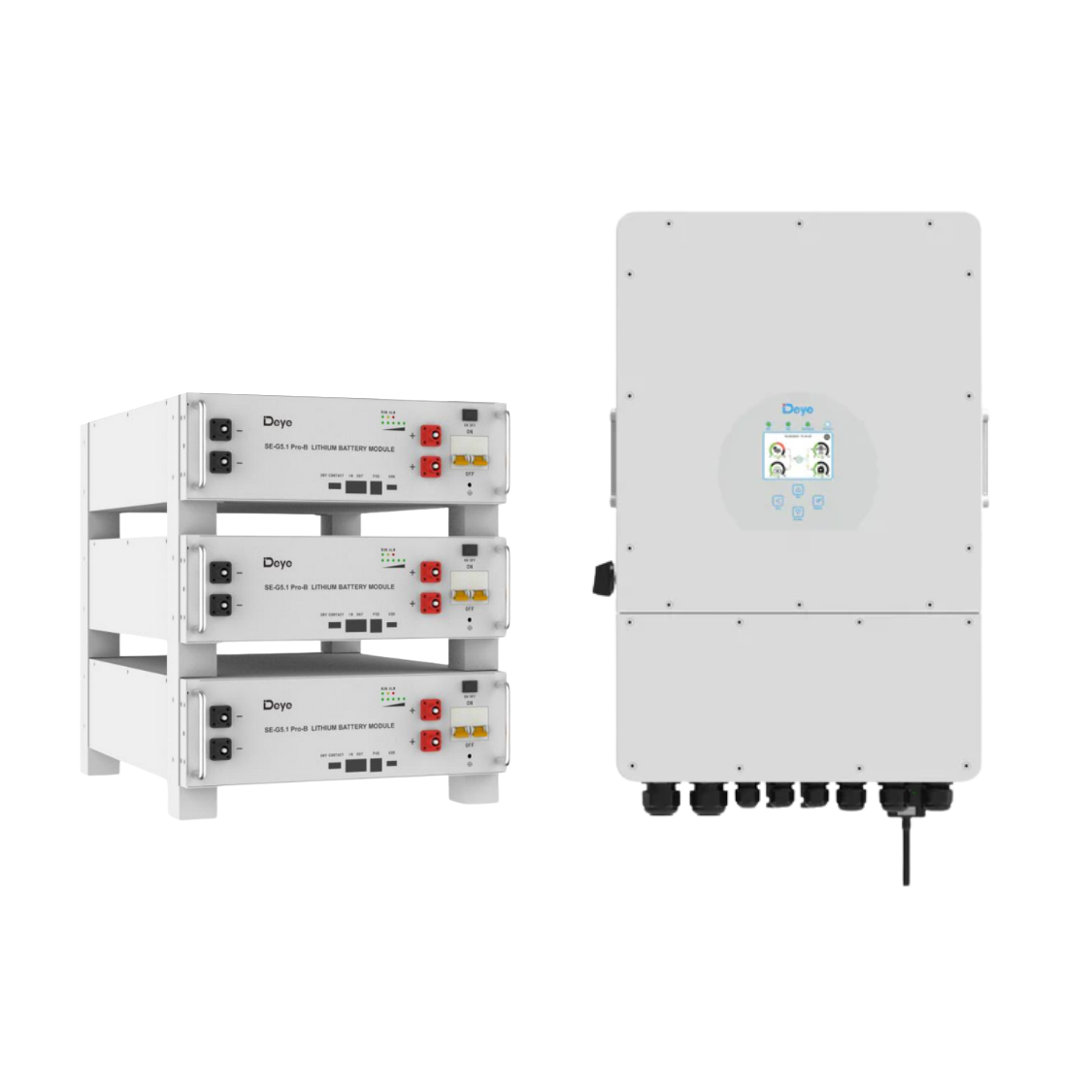 Off-grid set 10 kWh SUN-10K-SG05LP3-EU + SE-G5.1-Pro-B 15 kW Speicher